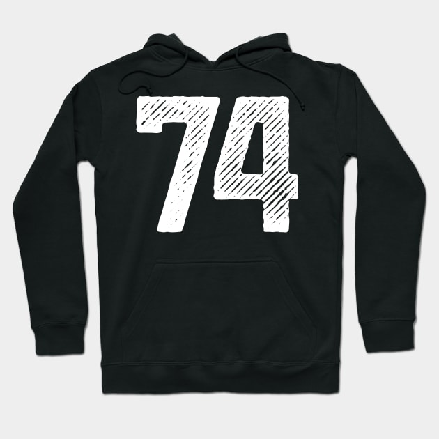 Seventy Four 74 Hoodie by colorsplash